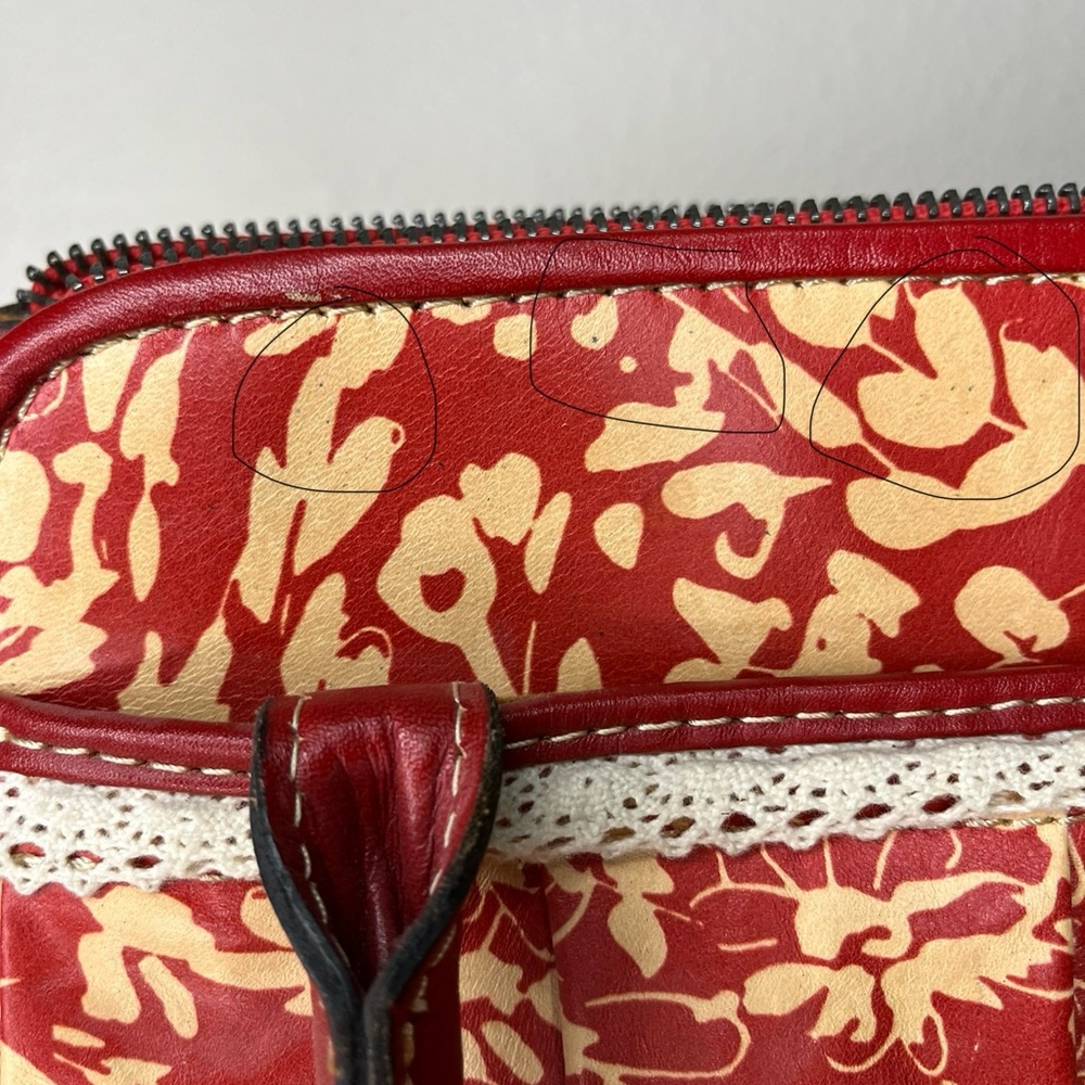 Patricia Nash Wildflower Ruffle Paris Satchel - Picture 11 of 14